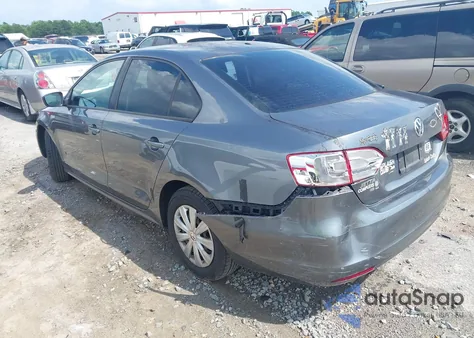 2012 Volkswagen Jetta 2.0L Base/2.0L S z USA, uszkodzony, nr VIN 3VW2K7AJ5CM367963